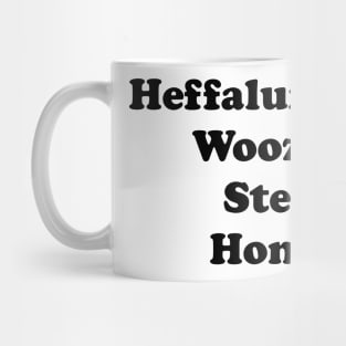 Heffalumps and Woozles Steal Honey Text Mug